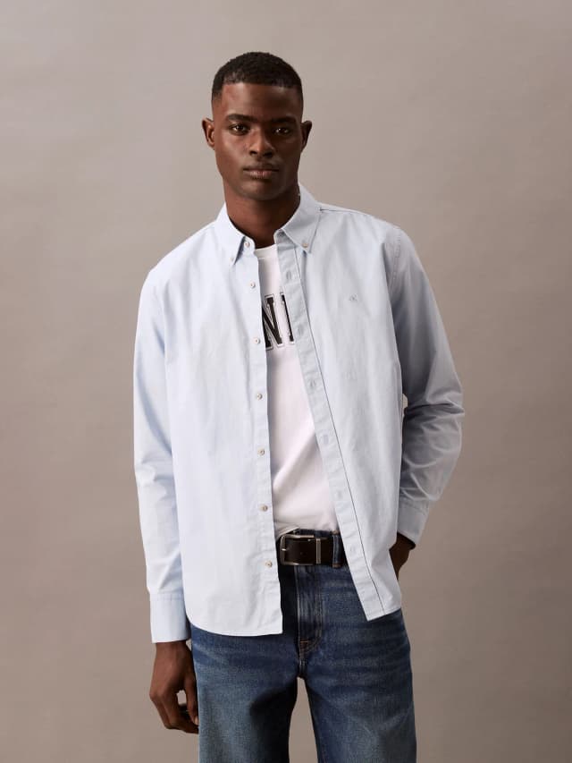 Camisa Oxford clásica elastizada Regular Fit