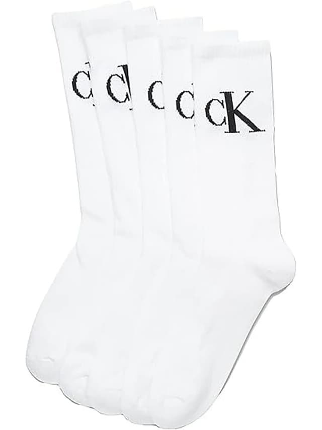 Pack de 5 medias largas con logo de Calvin Klein