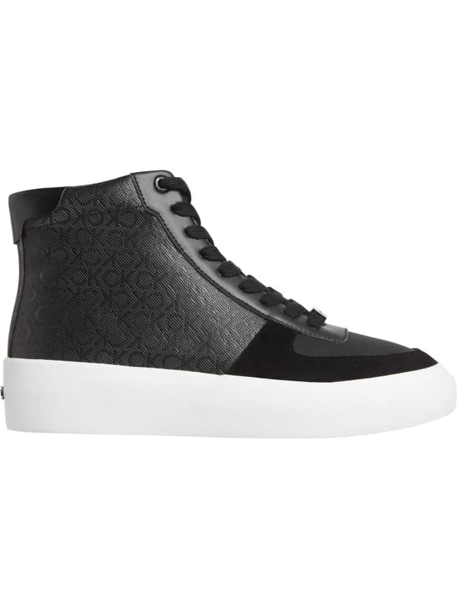 Zapatillas altas con monograma