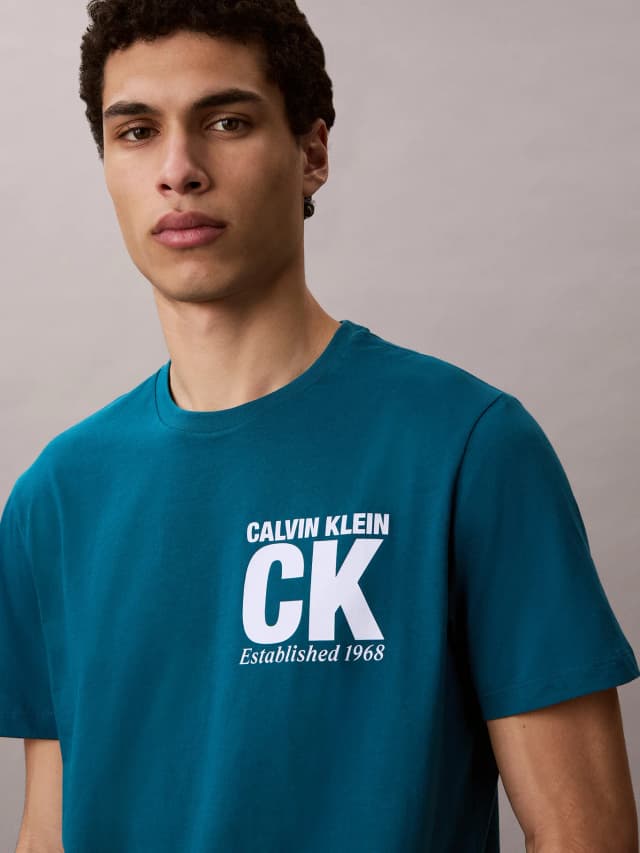 Remera con logo gráfico Regular Fit
