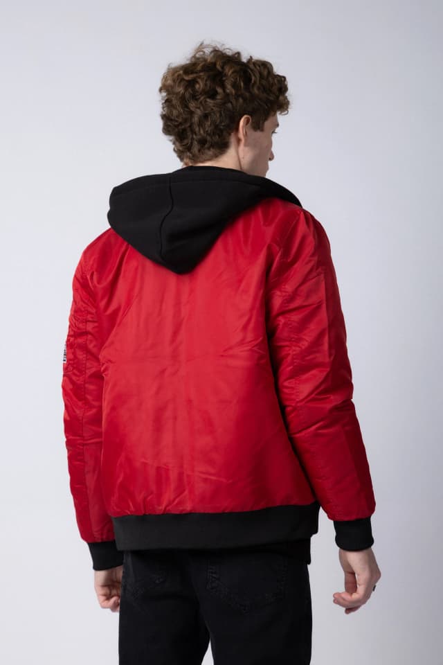 Campera Bomber Nash Bordo — imagen 2