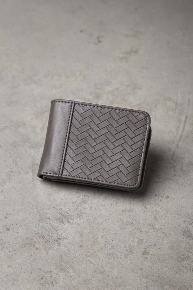 Billetera Mudd Gris