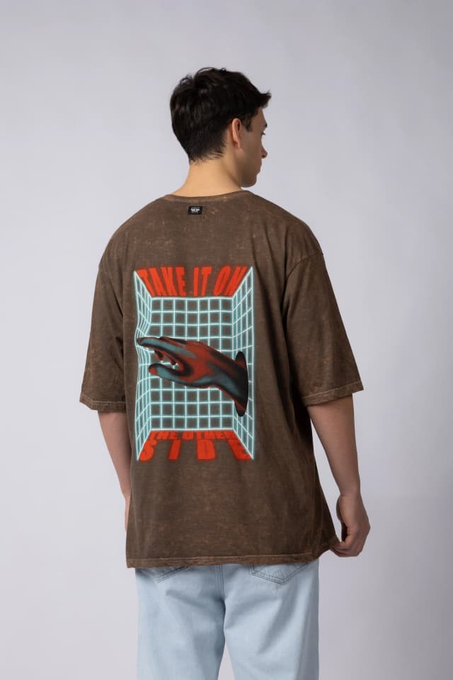 Remera GB Hand Choco