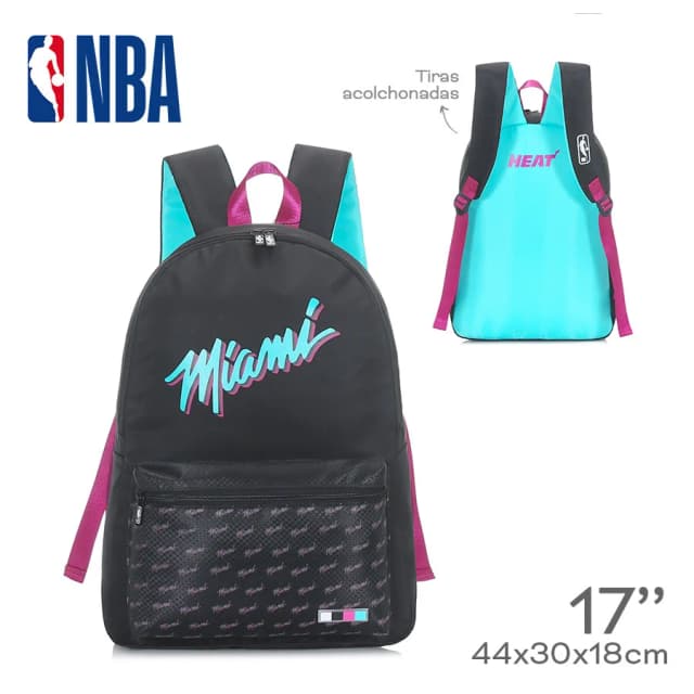 Mochila Nba Miami Heat de Target Moda
