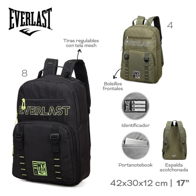 MOCHILA EVERLAST 22686