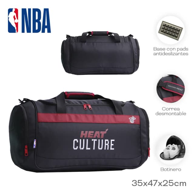 Bolso deportivo Nba Miami Heat