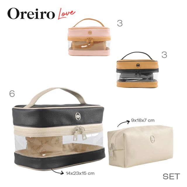 Portacosméticos Oreiro love