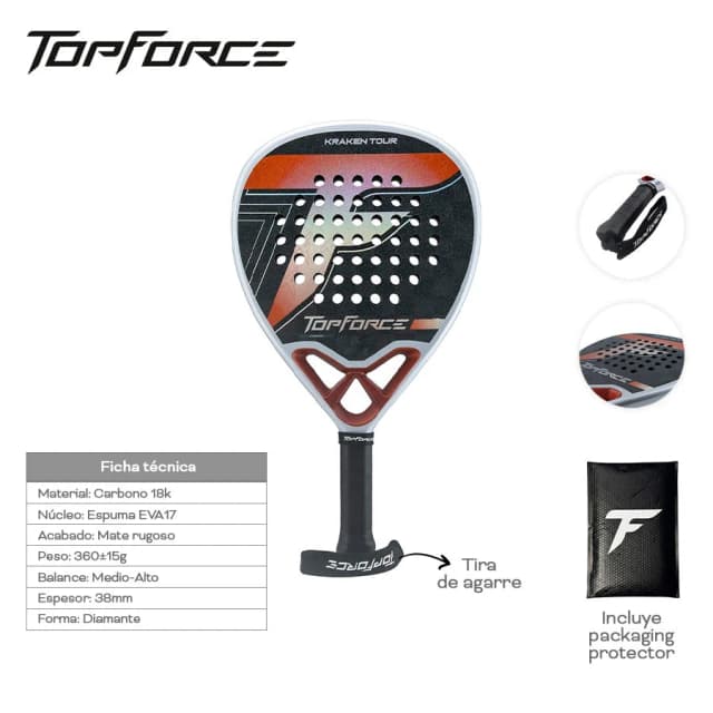 Paleta top force kraken tour 18k