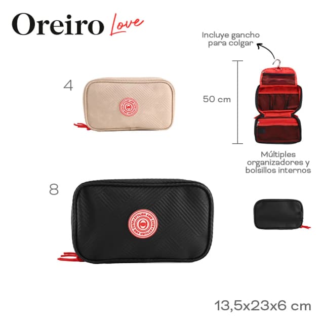 Portacosméticos Oreiro love 29150