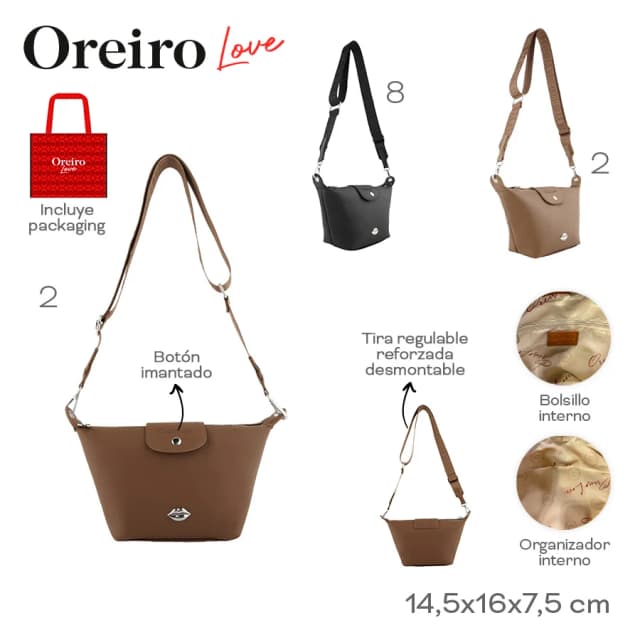 Morral Oreiro love de Target Moda