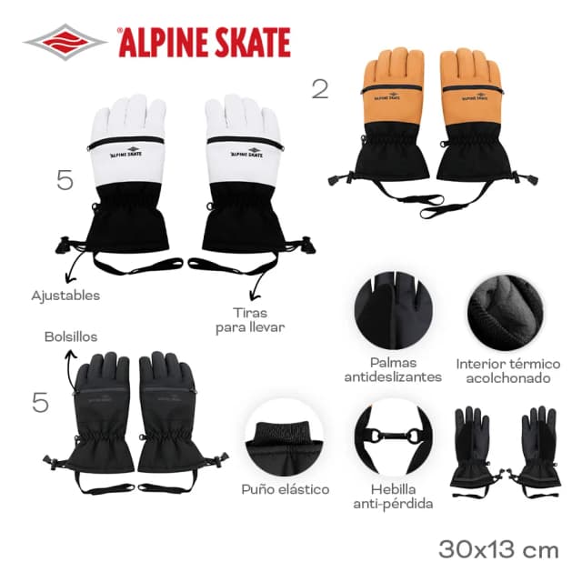 Guante alpine skate 31419
