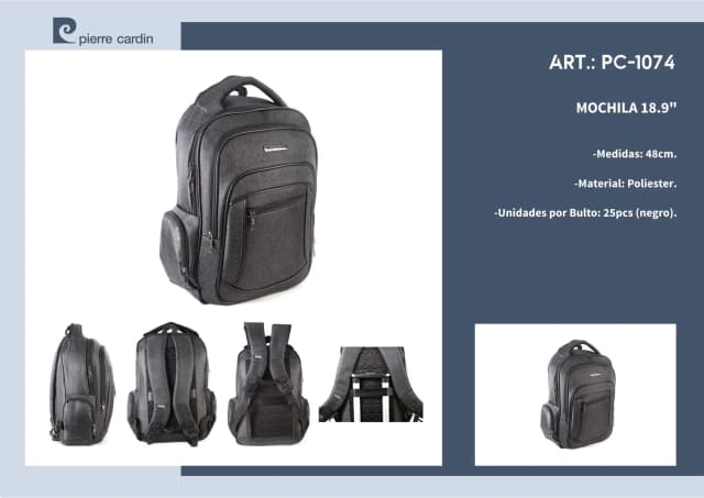 Mochila portanotebook pierre cardin