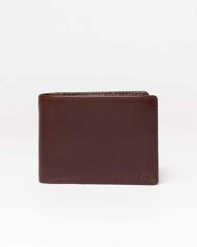 Billetera High River 2 Leather Dark Tan