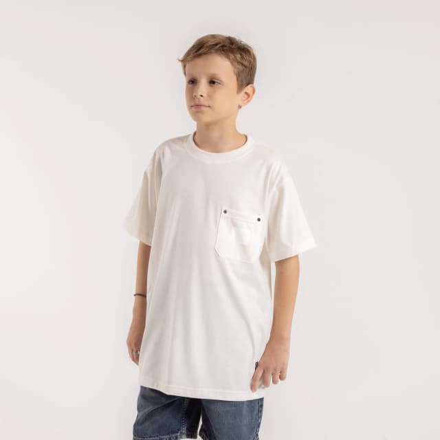 Remera Stezei serie 3 junior ecru