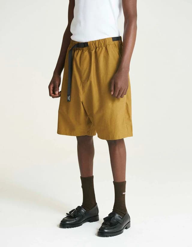 Short belt tostado
