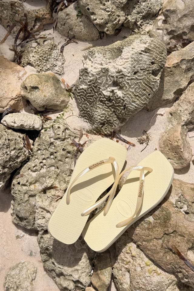 Havaianas slim square metálico