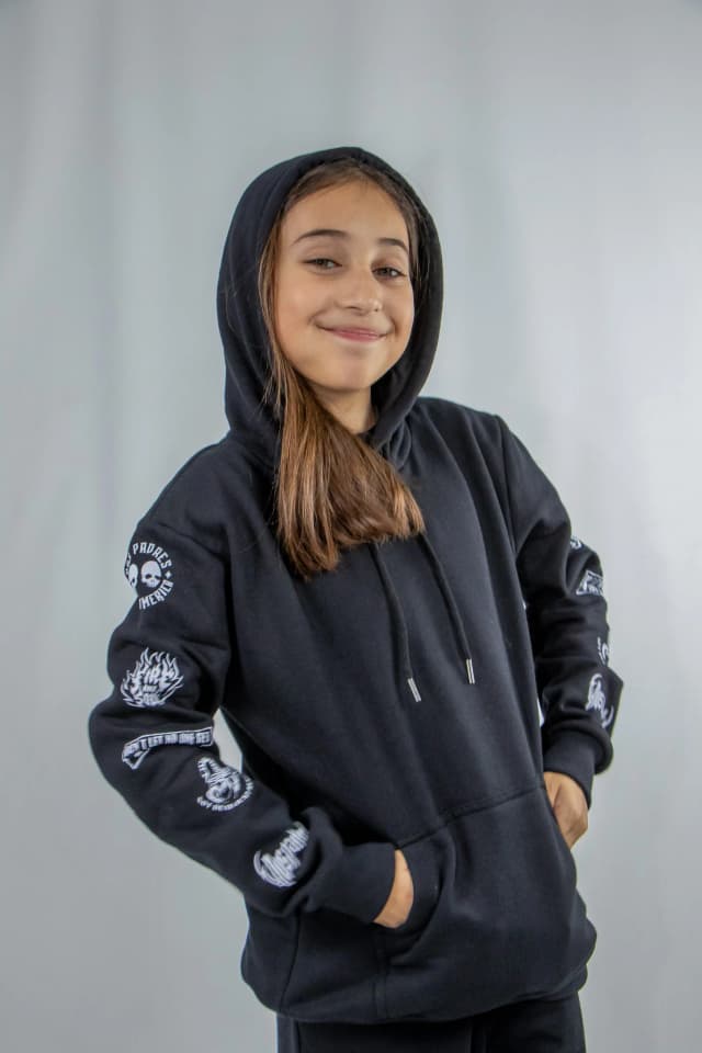 Buzo Dos Padres Kids Regular Negro