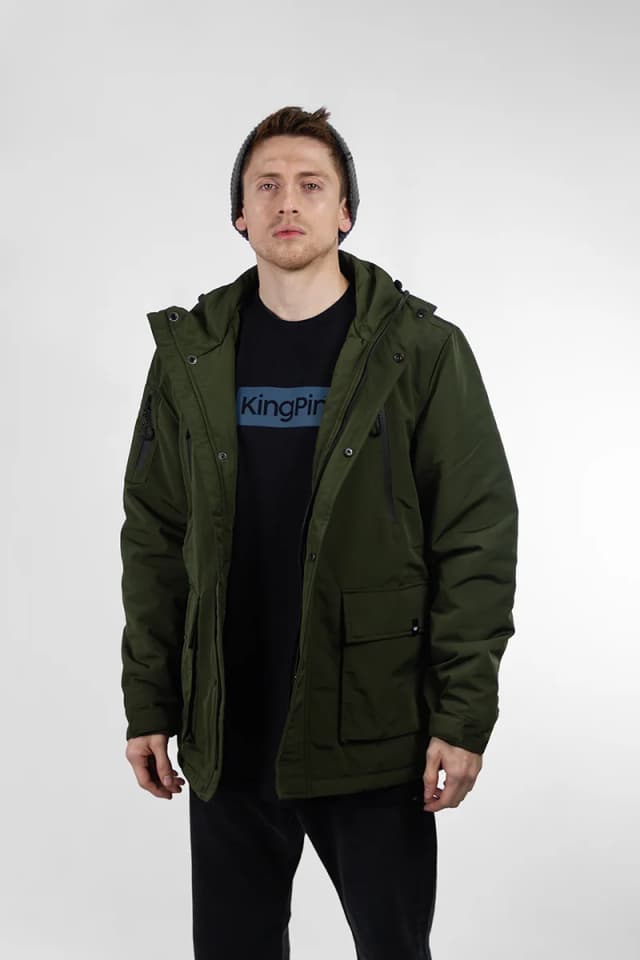 Campera Kingpin Parka Militar Verde (Prodcuto Outlet)