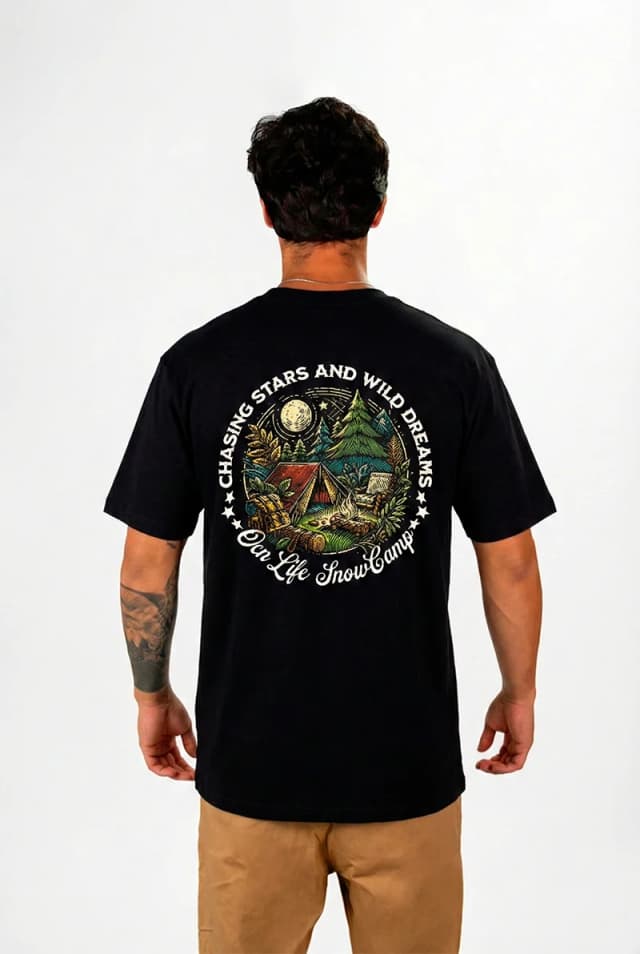 Remera Ocn Premium Negro — imagen 3