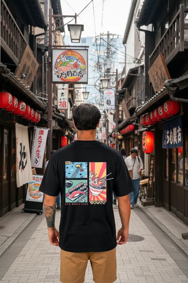 Remera Ocn Orian Negro — imagen 2