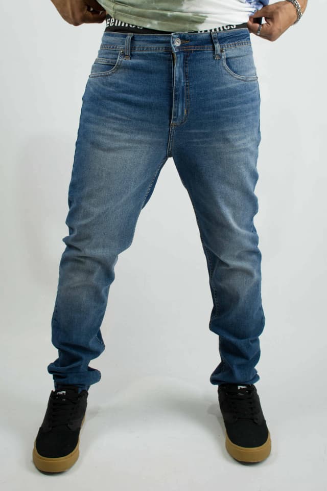 Jean Rip Curl Slim Mid Azul