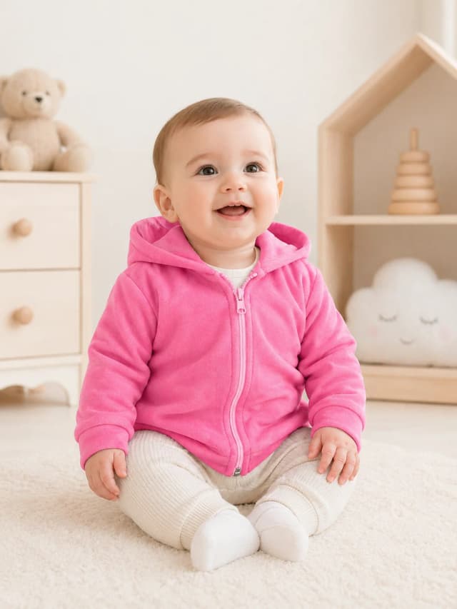 Campera de Plush con Capucha
