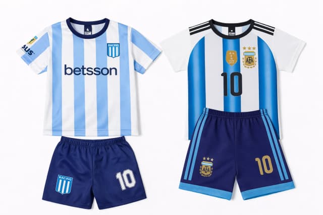 Set de 2 conjunto Racing / Argentina