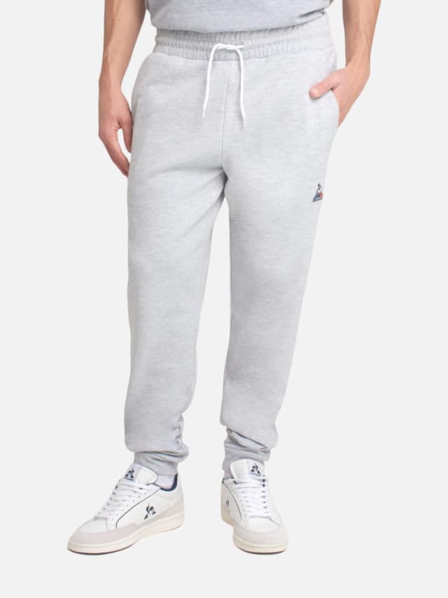 Pantalon Le Coq Sportif Ess Regular Pant Gris Melange