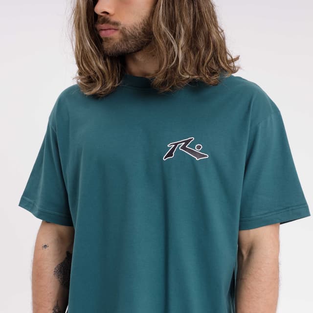 Remera Mc Rusty Competition 2.0 Tee Green B/Black — imagen 4