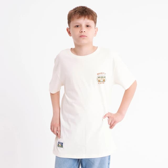 Remera Mc Rusty Lungud Tee Jr* Off White