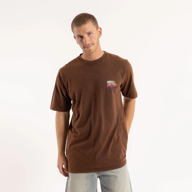 Remera Mc Rusty Stp Tee Process Brown