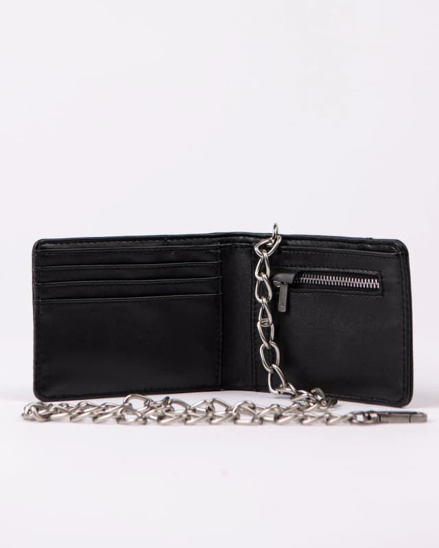 Billetera Rusty Warp Speed Chain Wallet Black