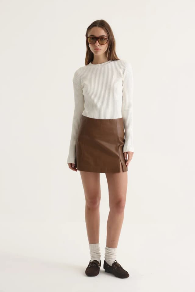 Remera heavy ribbed mel