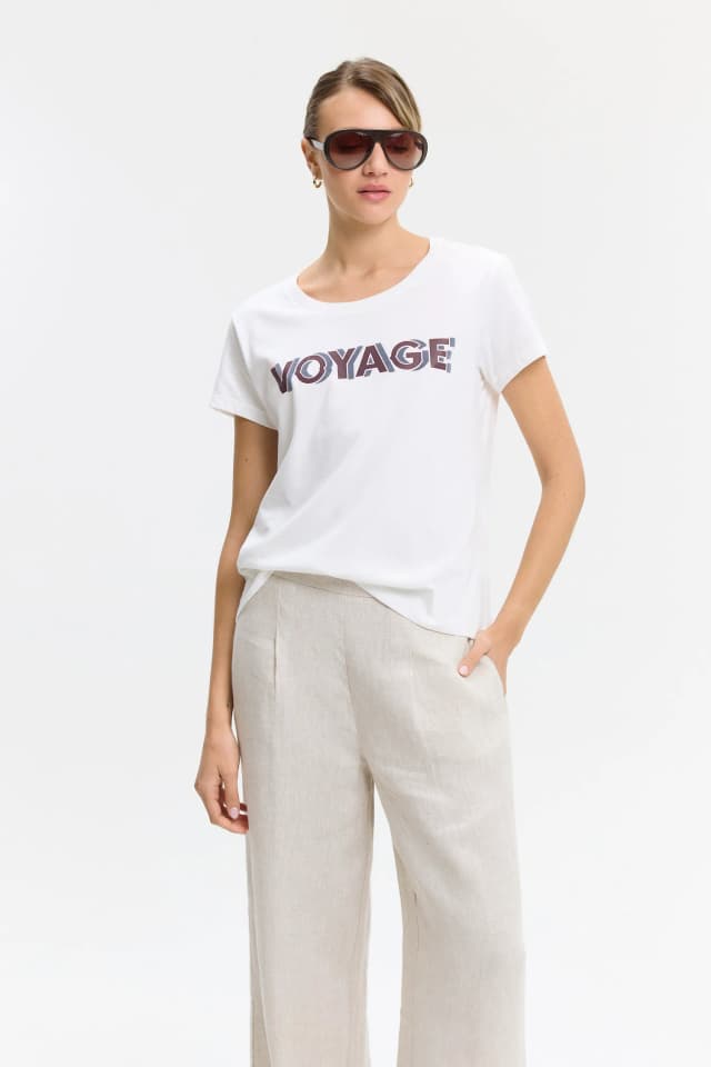 REMERA COTTON PRINT VOYAGE — imagen 2