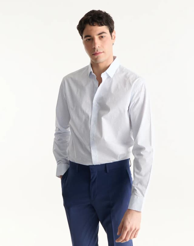 Camisa vestir regular 100% algodón JULIAN