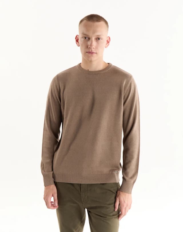 Sweater cuello redondo liso ODDER