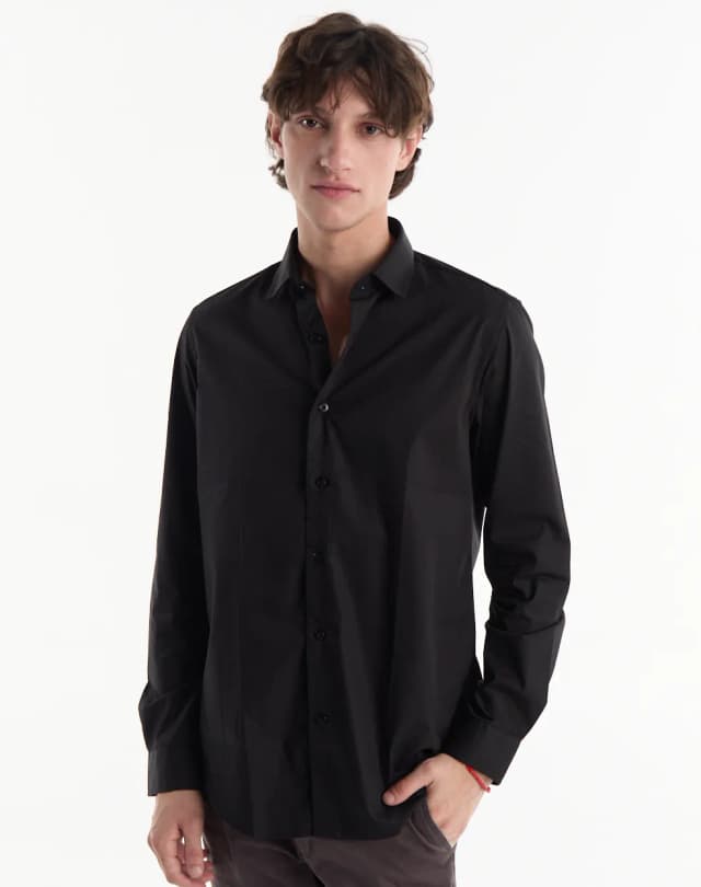 Camisa vestir slim 100% algodón VALENTINO