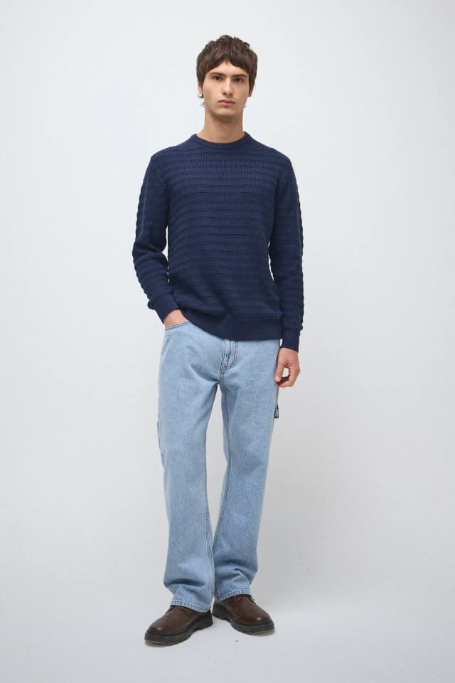 Sweater tramado 100% algodón