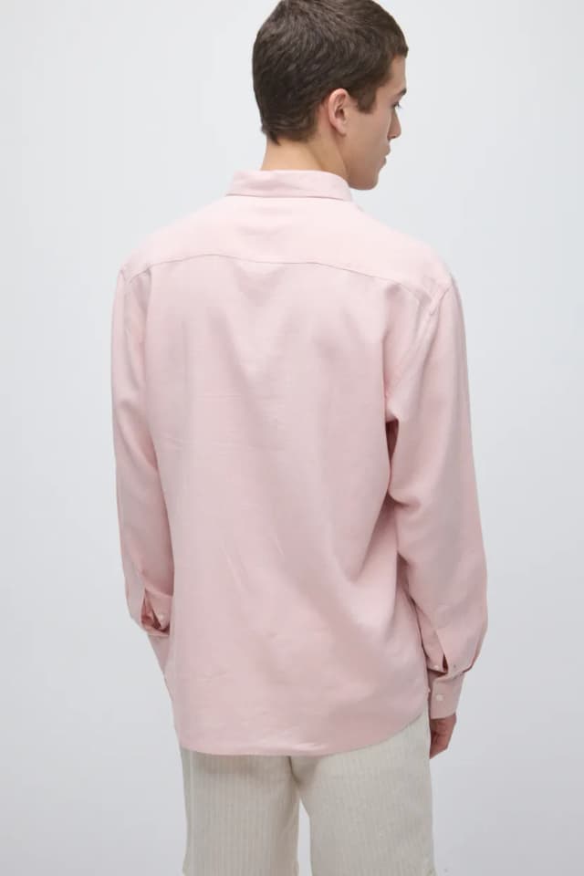 Camisa regular lino — imagen 4