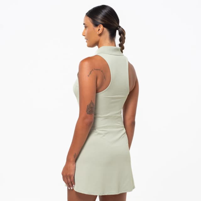 VESTIDO FEMENINO FILA PLEATED MATCH — imagen 2