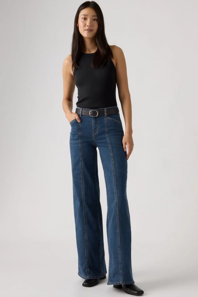 Levis 318 seamed wide leg