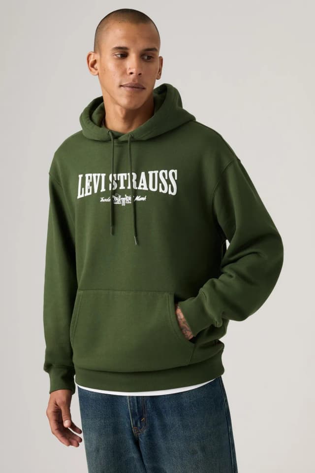 Relaxed graphic PO LS two horse de Levis — imagen 3