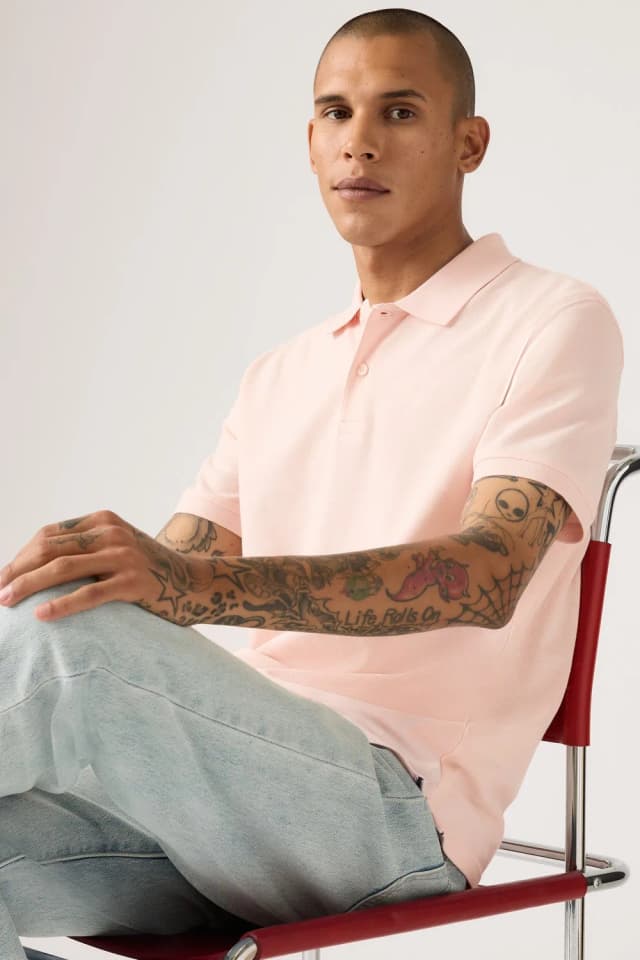 Levis Icon Polo Crystal Pink