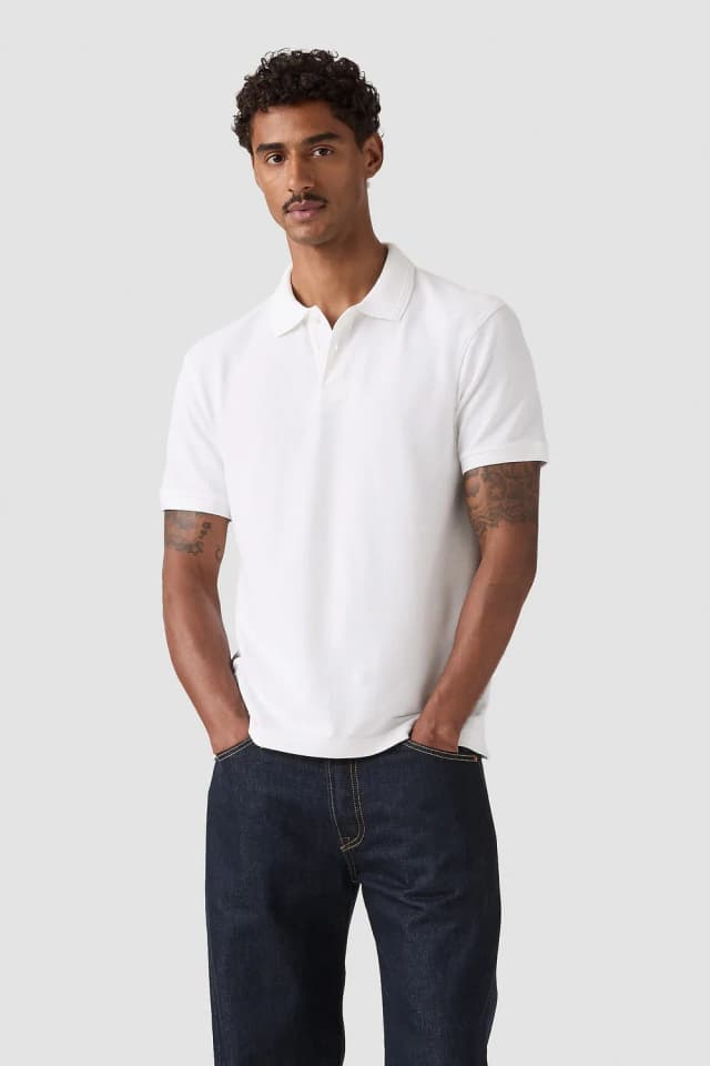 Levis polo bright white