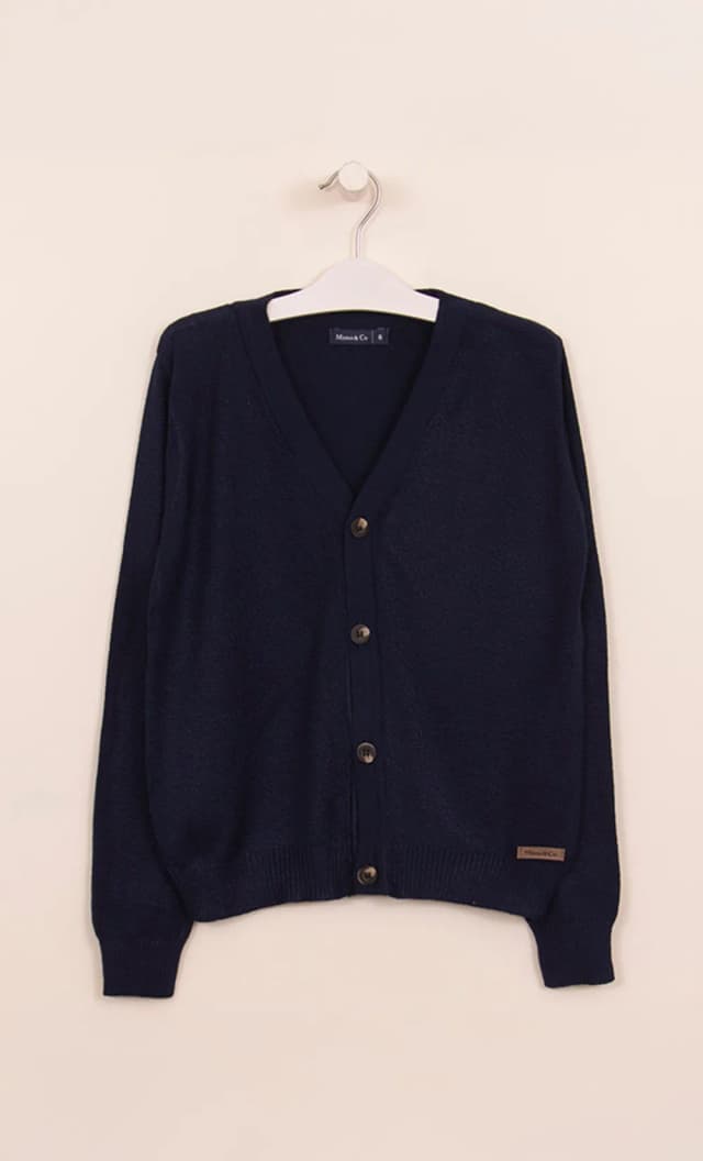 Cardigan tejido de mimo