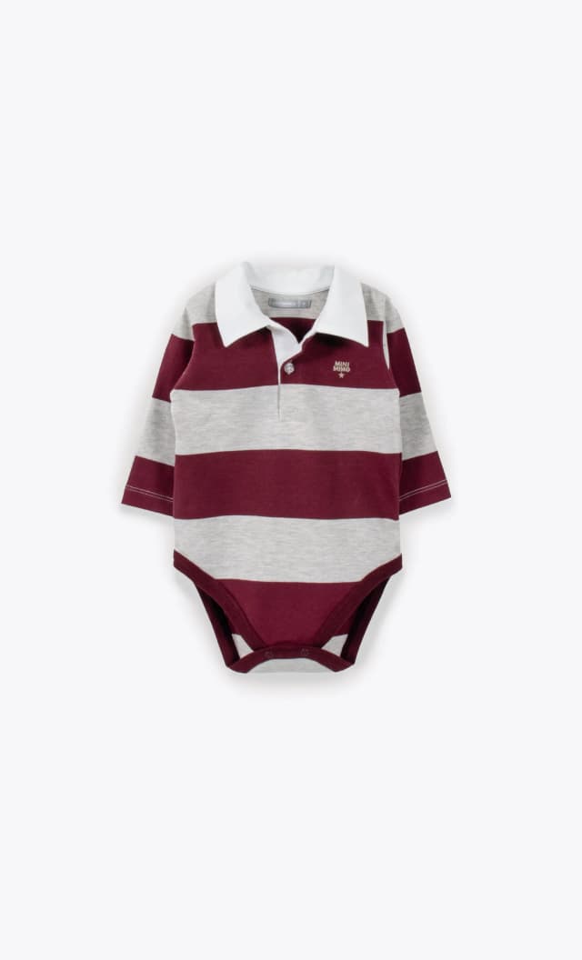 Body mini polo rayado mimo