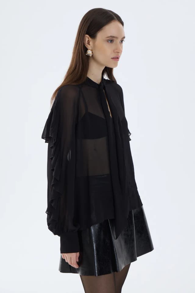 CAMISA RUFFLES CHLOE — imagen 4