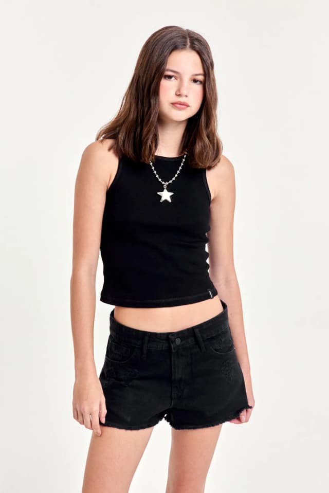SHORT BRANDO BLACK