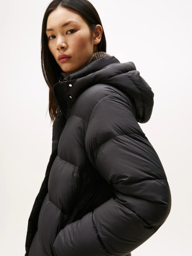 Campera puffer con capucha regular fit — imagen 2