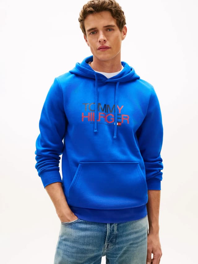 Buzo con capucha con logo brand love